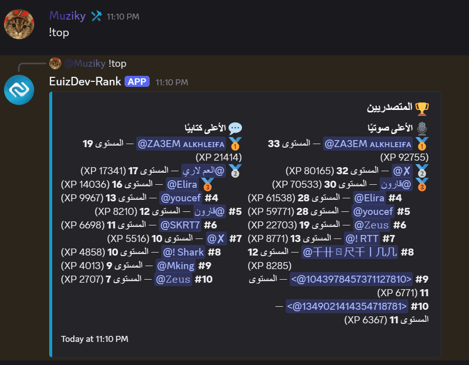 بوت السسيتم في الديسكورد 2